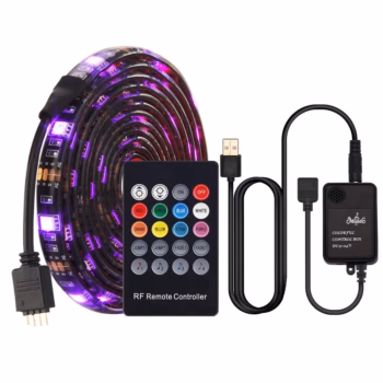 Світлодіодна LED стрічка RGB 5050 Music із пультом USB