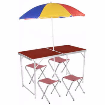 Стіл Складаний для пікніка + 4 стільці - Новинка