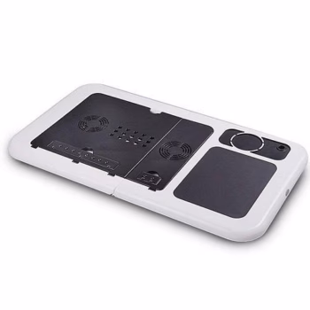 Підставка для ноутбука з 2 USB кулерами охолодження розкладний трансформер E-Table LD09 - Новинка