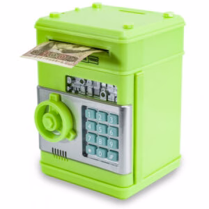 Сейф дитячий (жовтий, чорний, зелений, рожевий, червоний) 881506/820/821 - Новинка