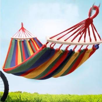 Гамак з палицею (80см/200см) червоний